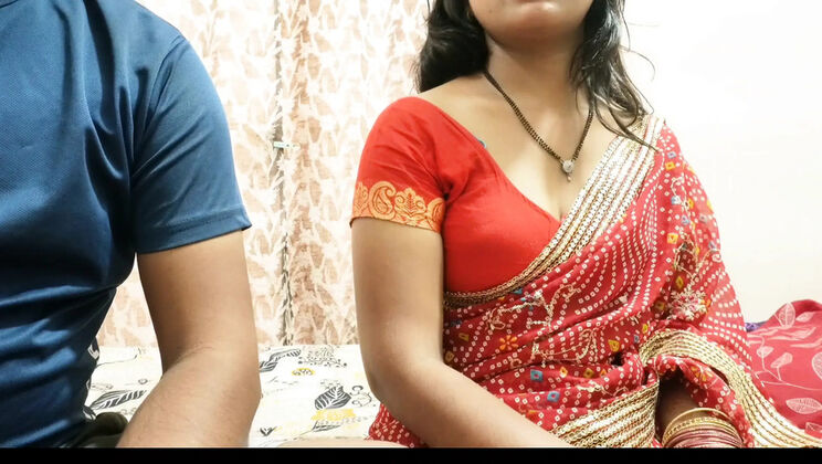 Desi Bhabhi Surprised by Naked Devar After Shower - Hindi Audio Sex with Big Tits & Creampie