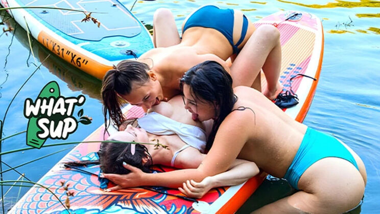 Sumiko Smile Amelia Ost Dakota Doll Threesome Lesbian Teens Licking Pussy Outdoor HD