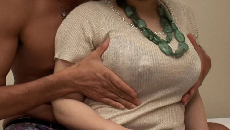 Frustrated Mature Asian Housewife Gets Titty Fucked and Facial in HD JAV