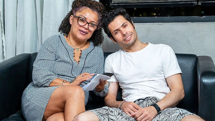 Fat Mature Takes Stepson's Hard Cock in Her Ass - Rough Anal & Facial