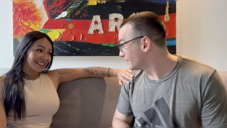 Shy Neighbor Fucks Hot Latina MILF Next Door - Amateur Homemade Creampie