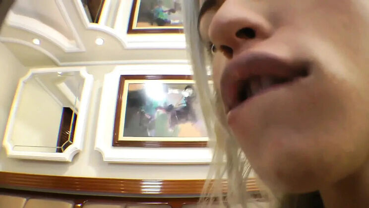 Lesbian Domination Kissing - Hot Blonde & Brunette Girls with Big Tits