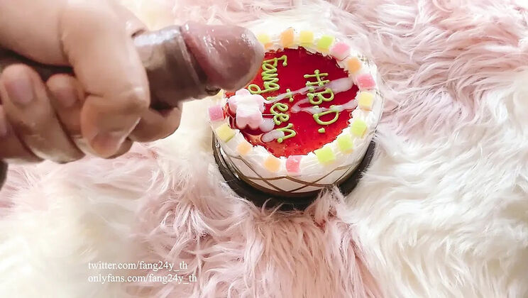 Thai Teen Surprise Birthday Sex - FangTeen Gets a Creampie POV