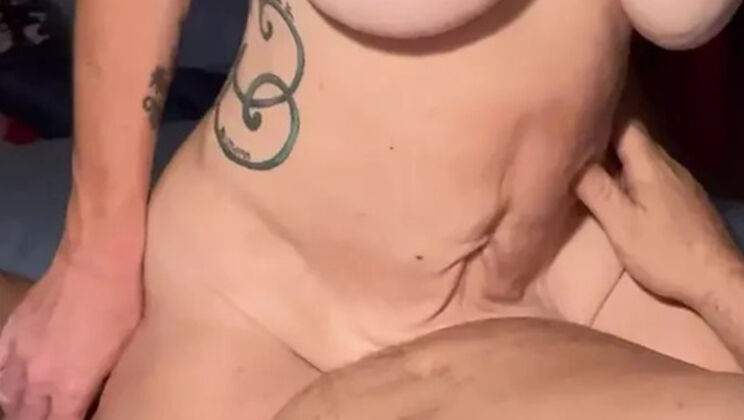 Greek Goddess Steph's Big Tits Bouncing While Riding - Blonde MILF Cougar