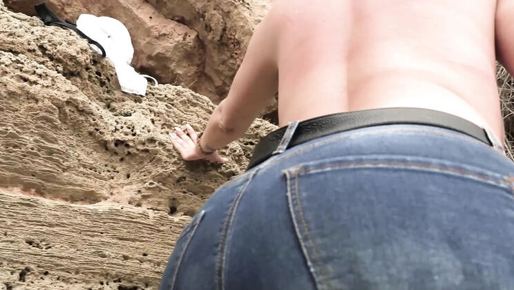 Naughty Teen Anal Fuck and Cum Eating with Jean Pallett - Outdoor Rough Sex