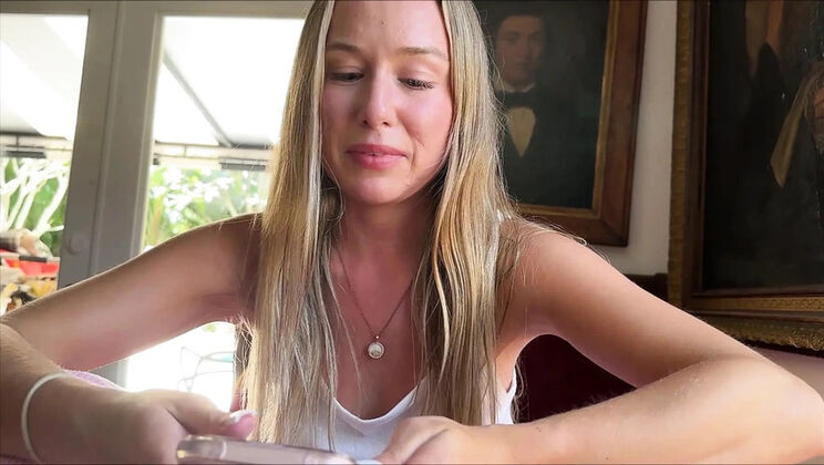 Blonde Teen Briar Riley Cheats On Boyfriend With Big Dick Alex Adams - Petite Amateur Facial & Cumming