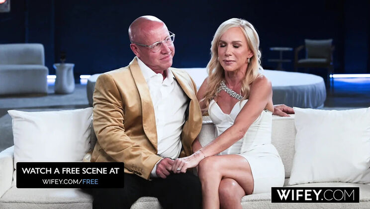 Blonde MILF Bella Bare Takes Two Massive BBCs While Hubby Watches