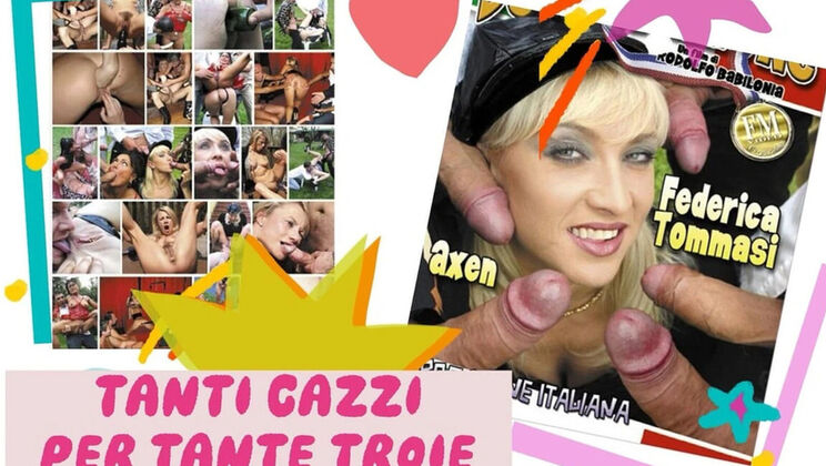 Hairy Gangbang Orgy with Federica Tommasi and Giorgio Grandi in Vintage Italian Classic
