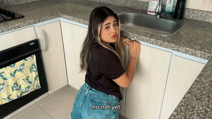 Petite Blonde Teen Gets Fired, Then Begs with a Blowjob and Gets Fucked Hard Until Cum in Mouth
