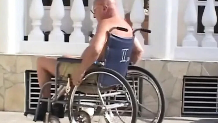 Old & Young Babe Takes a Giant Cock in the Garden