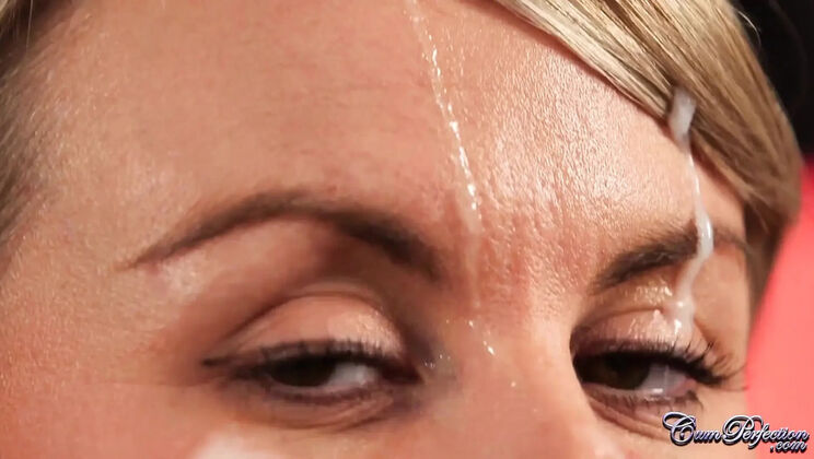 Adele Cherry Blonde MILF Gets Facial After Blowjob – Treat Me Like a Slut