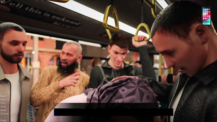 Yasmin Fucked by Strangers on Public Bus – Big Ass Anal Group Sex