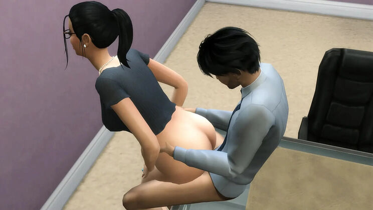 Hot Indian Employee Fucked Hard by Office Boss – 3D Cartoon Hentai