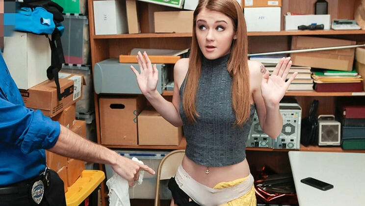 Case No. 2463827: Petite Teen Rosalyn Sphinx Gets Dominated by Officer in Office & Store Blowjob Cumshot