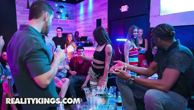 REALITY KINGS - Sexy Club Girls Get Tight Pussies Fucked Hard While Party Goes On