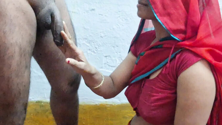 Busty Banuu Red Saree Sister in Law Fucked by Brother in Law