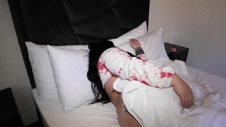 Latina Big Ass Sister-in-law Secret Night Fuck While Stepbrother Sleeps POV