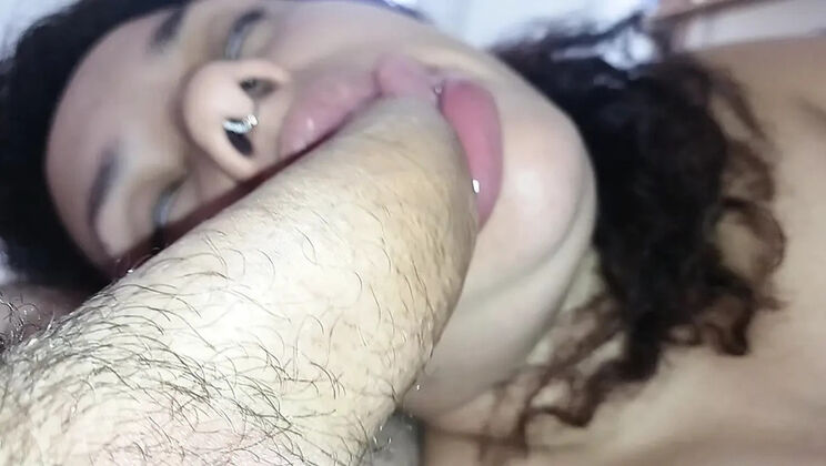 EXTREME POV BLOWJOB FROM THE BEST LITTLE MOUTH ON THE PLATFORM, SHE LOVES SUCKING