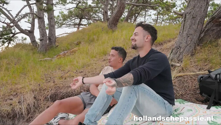 Stop Peeking Start Fucking! Big Tits Dutch Pornstar Bad Bunny Hardcore Outdoor Foursome