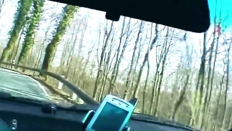 Blonde Amateur Sucks Cock and Shows Wet Pussy in Car