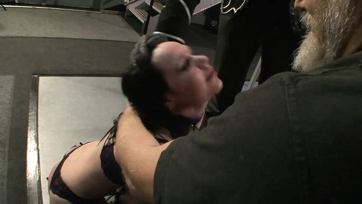 German BDSM Slave Girl Gets Whipped Hard